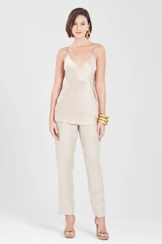 Key Essentials V-Neck Silk Cami