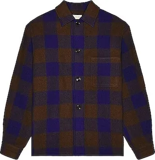 Lemaire Pyjama Shirt in Brown