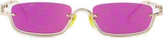 Gucci Eyewear Rectangular Frame Sunglasses