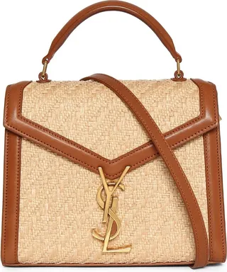 Mini Cassandra raffia bag