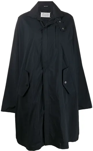 A-line oversized raincoat