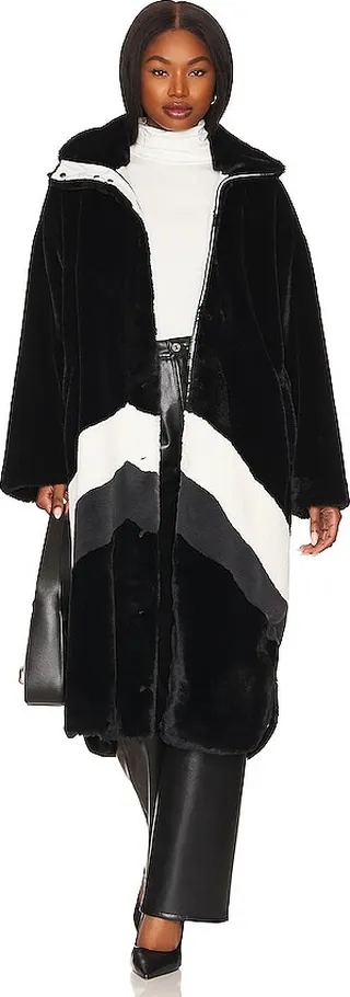 Astrid Long Faux Fur Coat