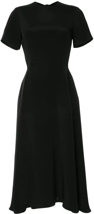 Bow-Fastened Midi Dress