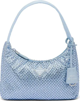 Re-Edition 2000 crystal-embellished mini bag