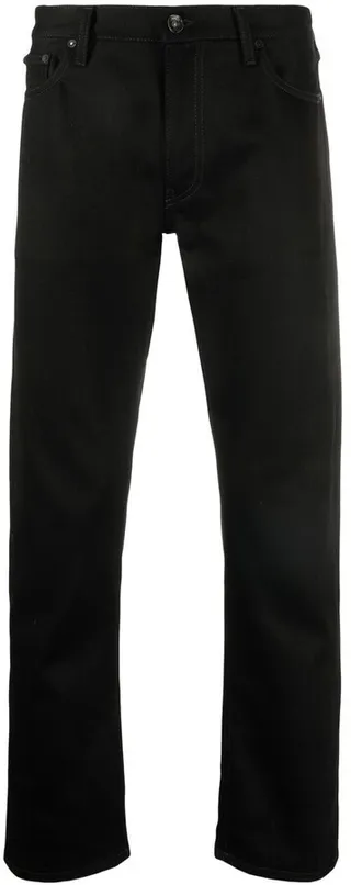 Diag Stripe straight-leg trousers