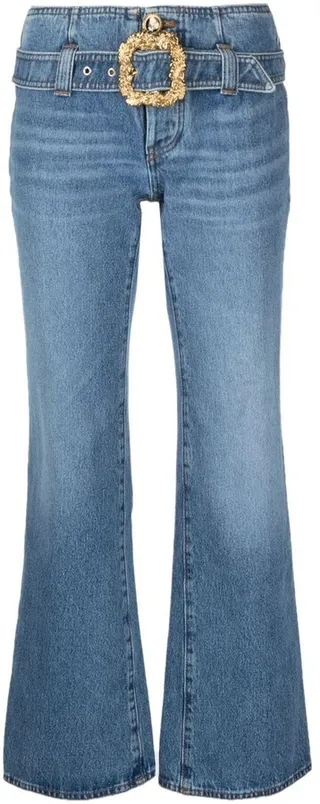 Cropped Bootcut Jeans