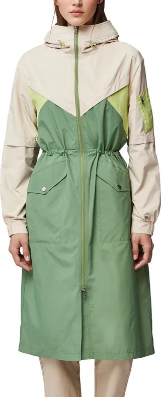 Water Repellent Colorblock Raincoat