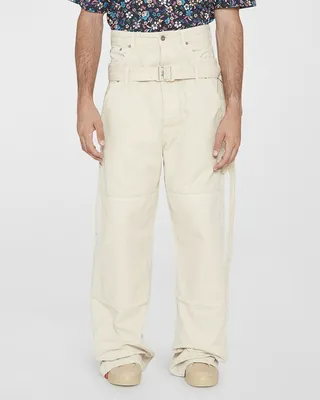 Men's Wave Double-Waist Canvas Pants