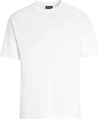 short-sleeved knit T-shirt