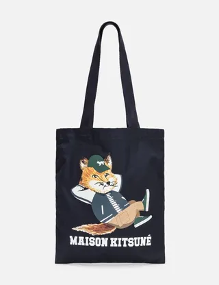 Dressed Fox Vertical Tote Bag