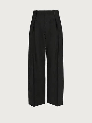 Ferragamo Men Wide leg trouser Black