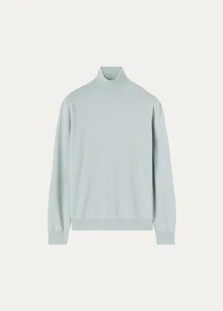 Men's Cashmere Mock Neck Sweater