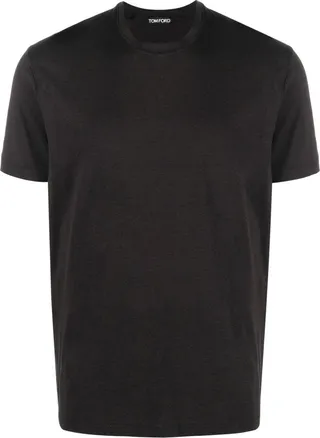 crew-neck short-sleeve T-shirt