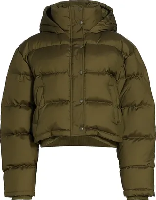 Cropped Down Puffer Jacket