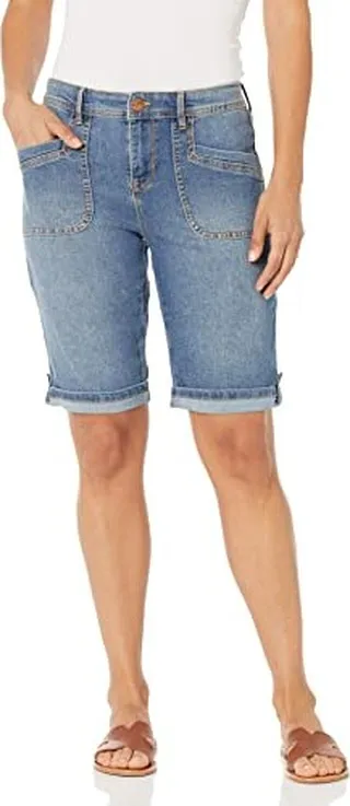 Gloria Vanderbilt Women's Utility Side Tab Bermuda Short