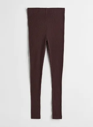 Ribbed High Waist Leggings