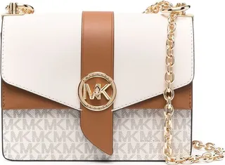 MICHAEL MICHAEL KORS- Greenwich Small Leather Crossbody Bag