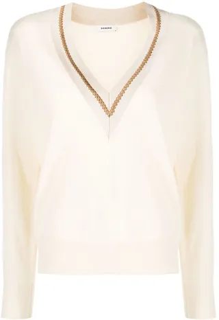 Bridget V-neck jumper