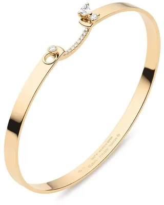18kt yellow gold Cocktail Time Mood diamond bangle