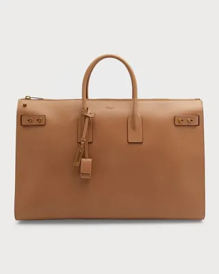 Sac De Jour Zip Leather Duffel Bag