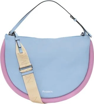 Medium Bumper-Moon Leather Crossbody Bag