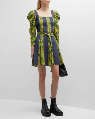 Smokey Belle Paneled Mini Dress - Limited Edition