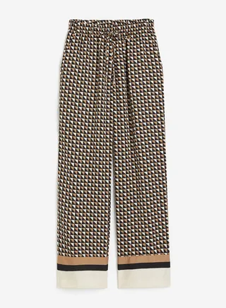 Printed High Waist Pants