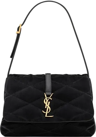 Le 57 quilted lacquered shoulder bag