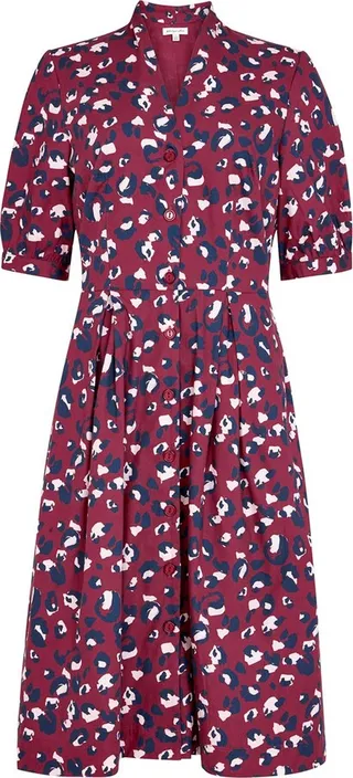 Emily and Fin - Stella Painted Leopard Shirt Dress