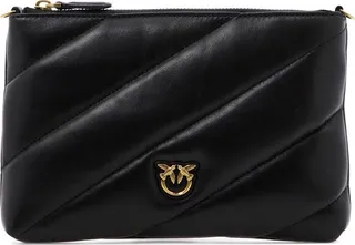 Pinko Quilted Chain-Linked Crossbody Bag