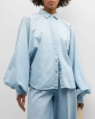Claire Button-Front Top