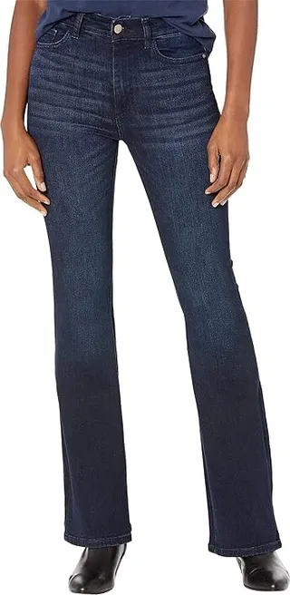 DL1961 Bridget Boot High-Rise Instasculpt 33 in Mediterranean Performance (Mediterranean Performance) Women's Jeans