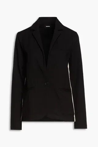 Striped stretch-ponte blazer