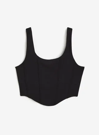 Strap Detail Crop Top