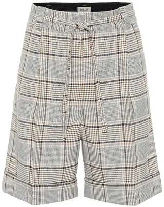 Nouga checked Bermuda shorts