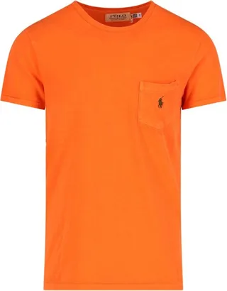 Polo Ralph Lauren Logo Embroidered Crewneck T-Shirt