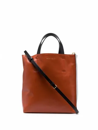 Museuo colour-block tote bag