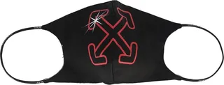 Arrow-print face mask