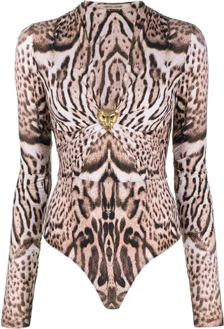 Jaguar Print Bodysuit