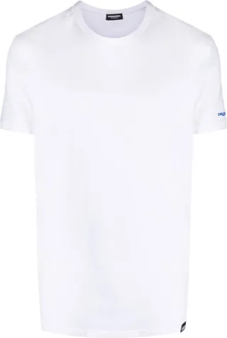 logo-patch detail T-shirt