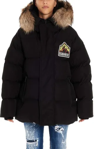 Dsquared2 Logo Patch Down Jacket