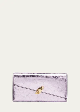 In My Dreams Metallic Leather Crossbody Bag