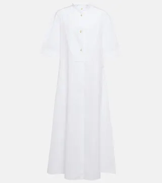 Cotton midi dress