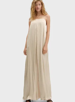 Tiered Wide Leg Jumpsuit