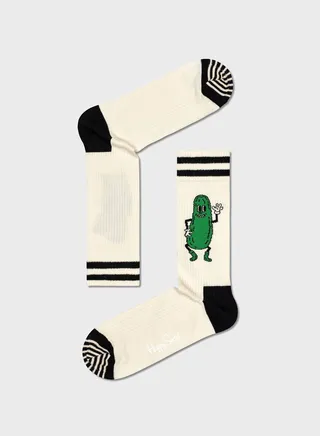 Embroidered Crew Sock