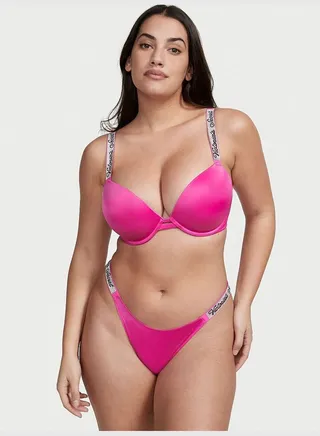 Shine Strap Brazilian Panty