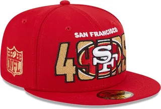 Men's New Era Scarlet San Francisco 49ers 2023 Nfl Draft 59FIFTY Fitted Hat