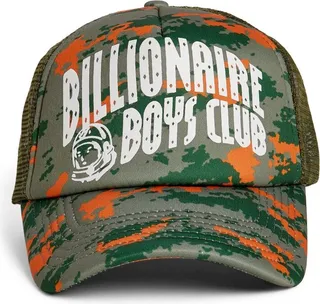 Billionaire Boys Club Arch Logo Camo Trucker Cap