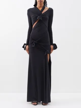 Knotted Jersey Gown