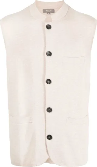 Mock Neck Waistcoat